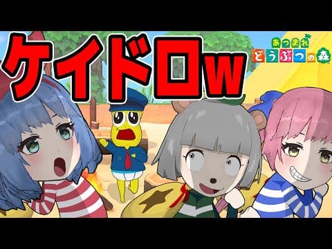 【破産】あつ森で全財産かけてケイドロやったら楽しすぎたｗｗｗ【あつまれ どうぶつの森】