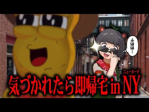 【バレたら即帰宅】相方に気づかれずにニューヨークまで着いていくことはできるのか！？