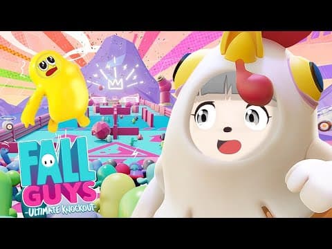 【Fall Guys】超話題のゆるカワなのに地獄すぎるバトロワで生き残れ！！