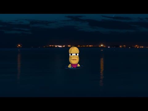 【潜伏】ピーナッツくんがびわ湖から出てくるドッキリ