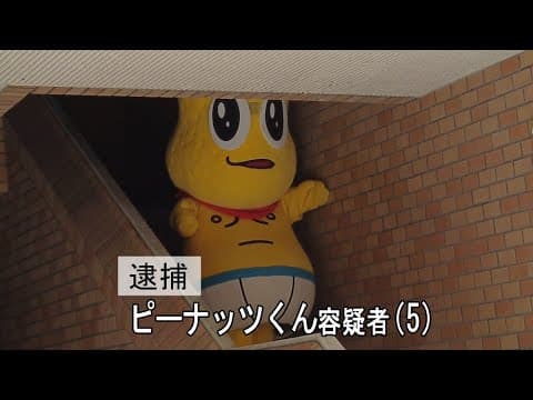 【悲報】ピーナッツくんが逮捕されました。