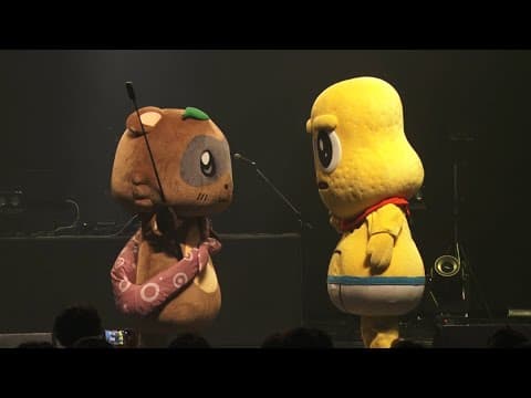 ピーナッツくんのライブ裏で実はこんなことやってました。