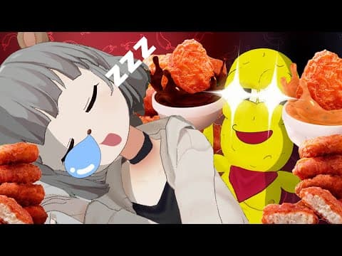 【激辛ナゲット】萌え声VTuberが寝起きでスパイシーマックナゲット食べて汚い声が出たら即終了！