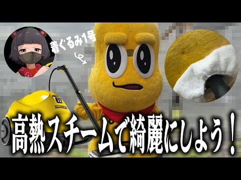 5年間、1度も洗っていない着ぐるみをスチームクリーナーで洗ってみた。【ケルヒャーSC2】