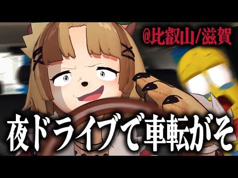 【深夜ドライブ】マイヤン、峠越えてみた。【滋賀 比叡山ドライブウェイ】