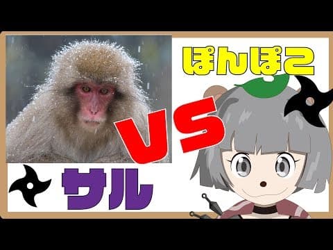 ぽんぽこ、猿探しの旅へ行くの巻！【バーチャル YouTuber】