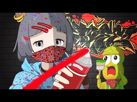 マイルドヤンキーならストリートアート上手く描ける説【Painting VR】